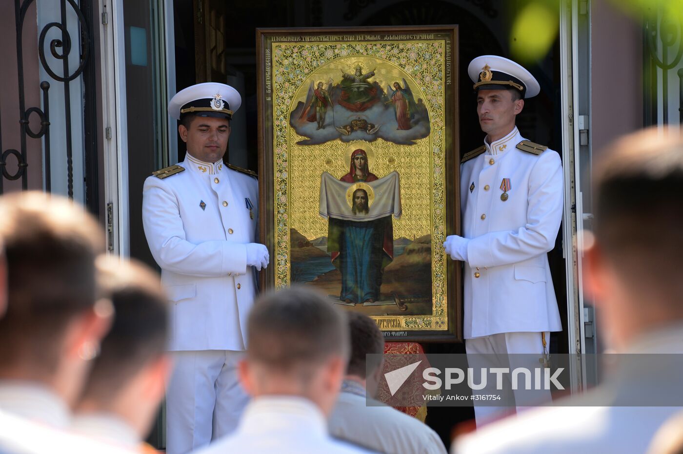 General rehearsal of Navy Day parade in Vladivostok