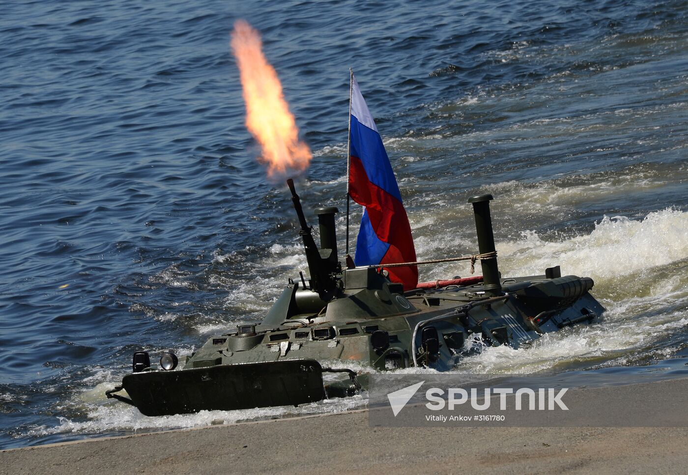 General rehearsal of Navy Day parade in Vladivostok