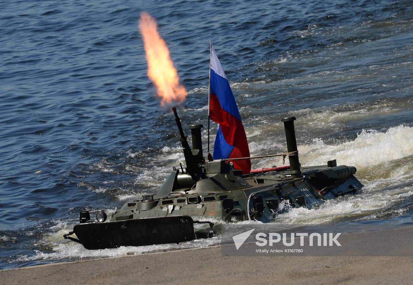 General rehearsal of Navy Day parade in Vladivostok