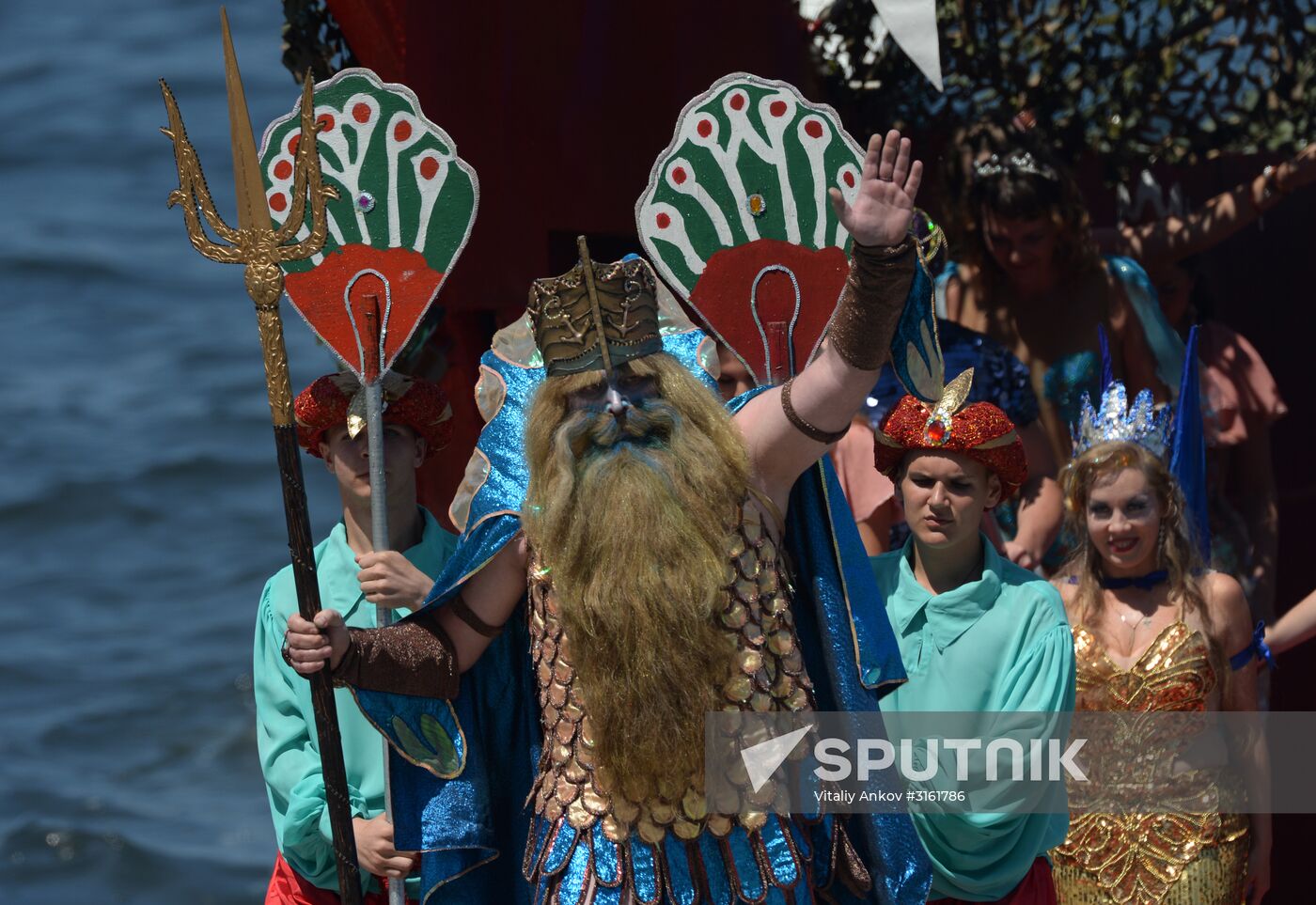 General rehearsal of Navy Day parade in Vladivostok