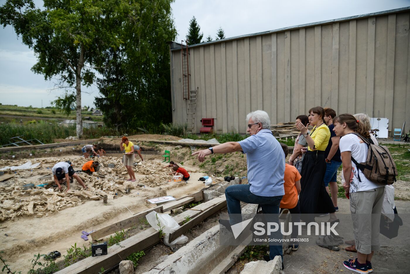 Archeological dig in Voronezh Region