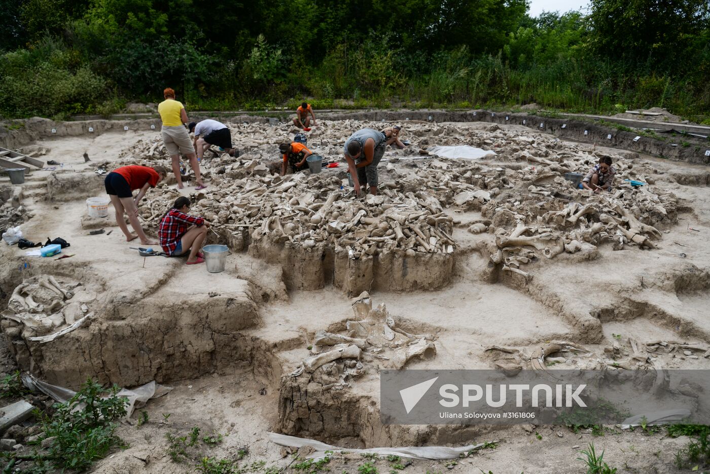 Archeological dig in Voronezh Region