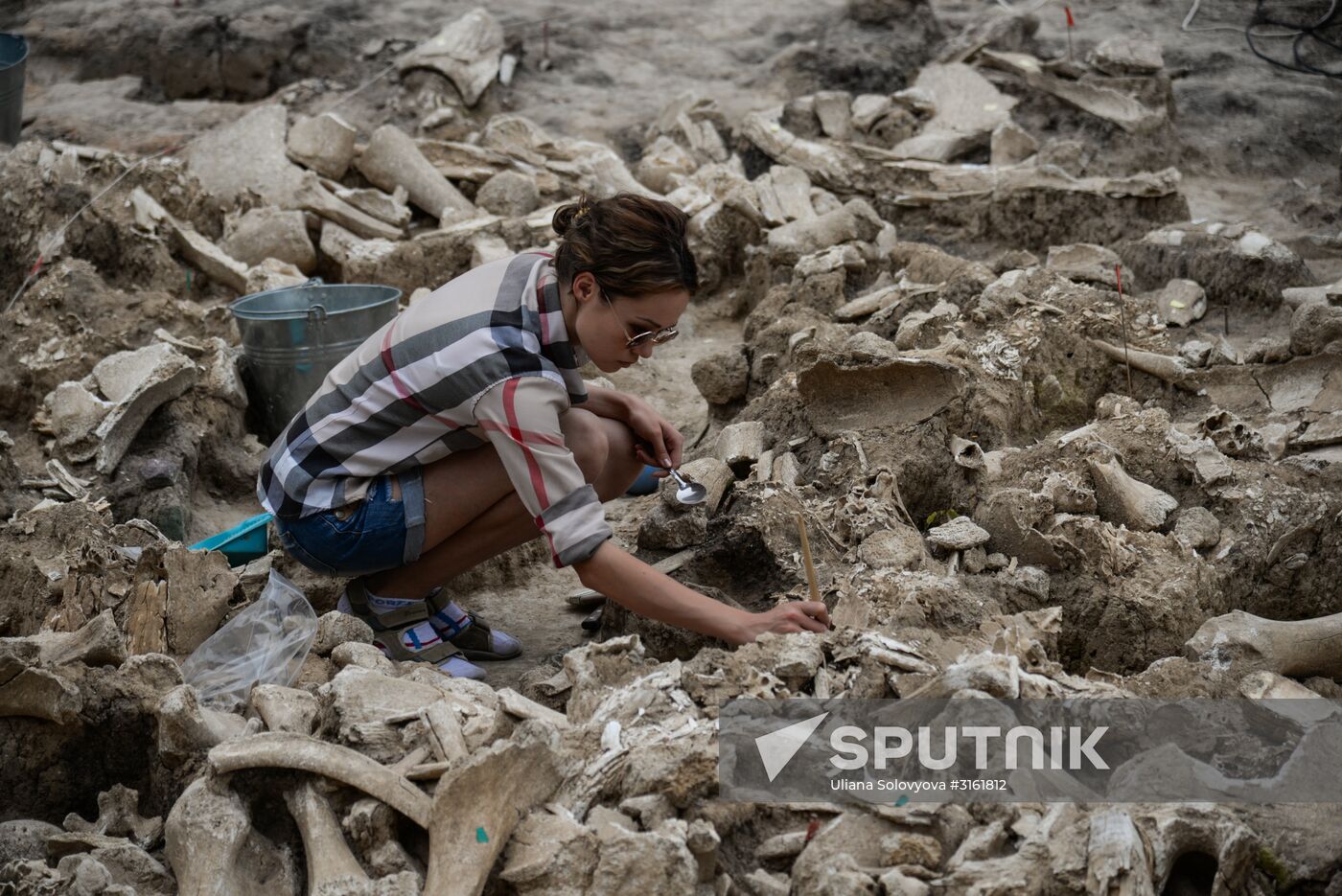 Archeological dig in Voronezh Region