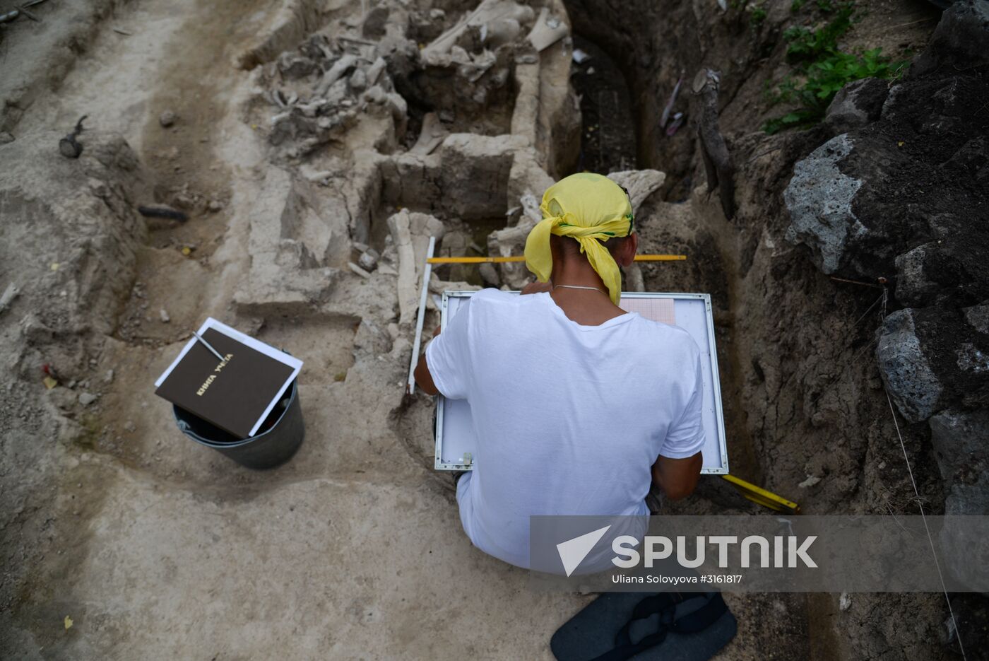 Archeological dig in Voronezh Region