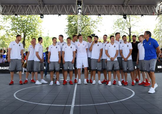 Basketball. Russian national men's team presented