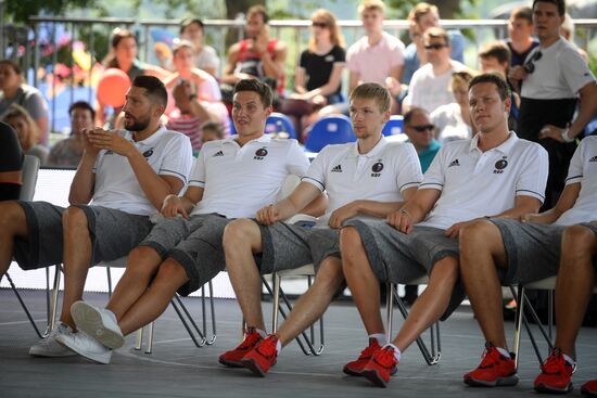 Basketball. Russian national men's team presented