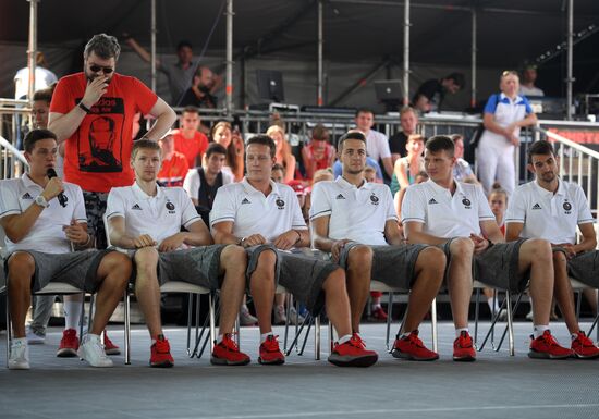 Basketball. Russian national men's team presented
