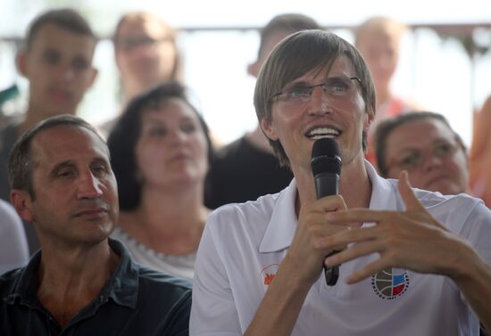 Basketball. Presentation of Russian national men's team