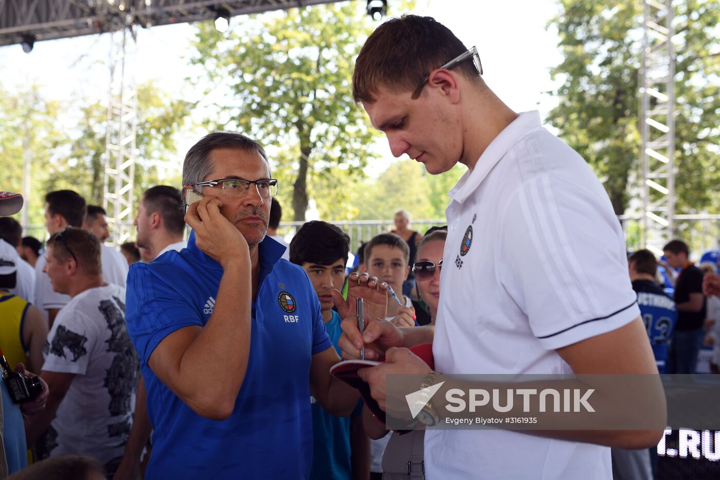 Basketball. Presentation of Russian national men's team