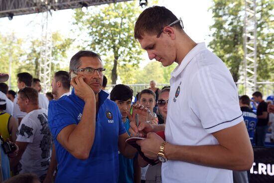 Basketball. Presentation of Russian national men's team