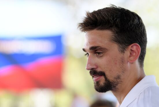 Basketball. Presentation of Russian national men's team