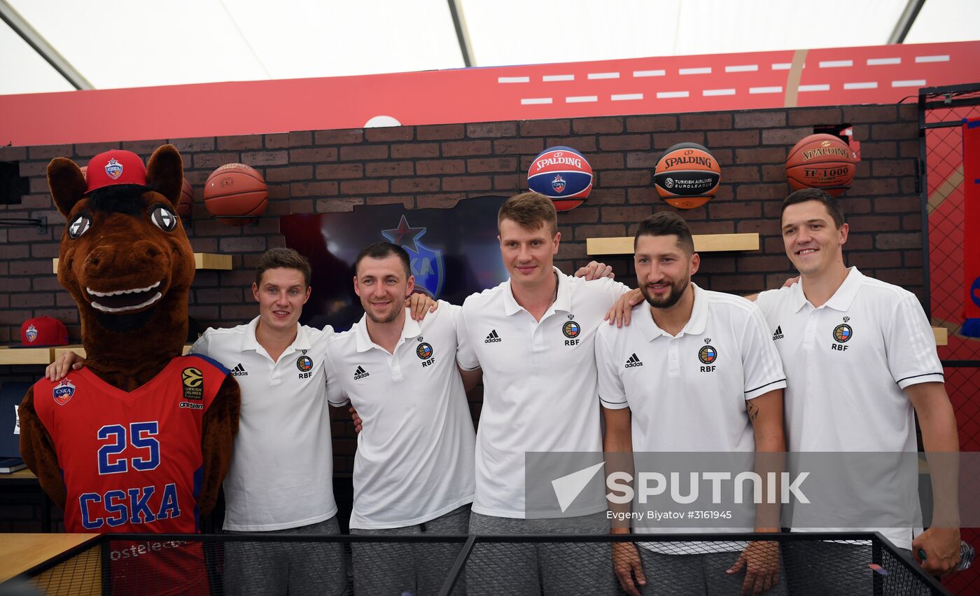 Basketball. Presentation of Russian national men's team
