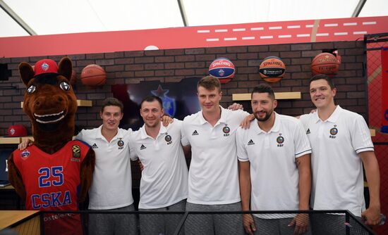 Basketball. Presentation of Russian national men's team