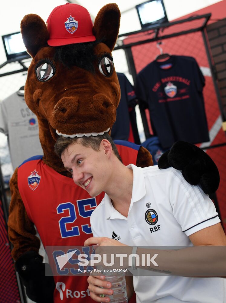 Basketball. Presentation of Russian national men's team