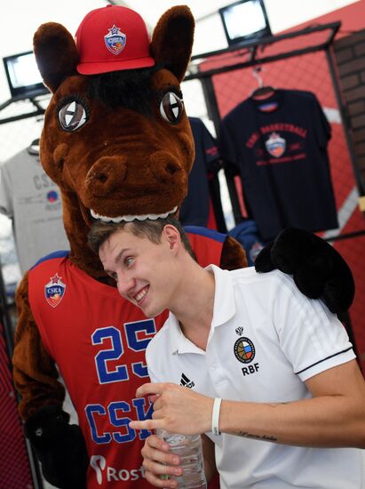 Basketball. Presentation of Russian national men's team