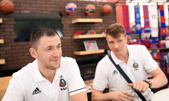 Basketball. Presentation of Russian national men's team