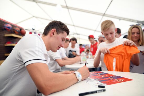 Basketball. Presentation of Russian national men's team