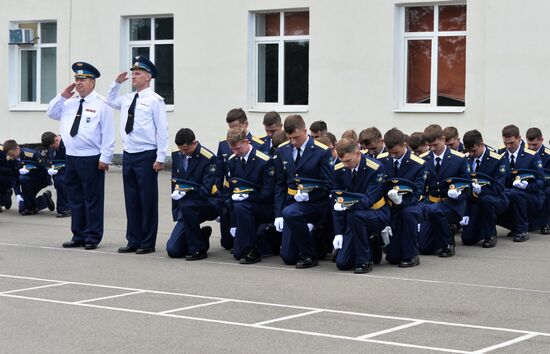 Air Force Academy graduation ceremony in Krasnodar