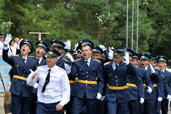 Air Force Academy graduation ceremony in Krasnodar