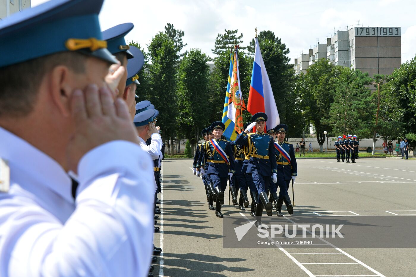 Air Force Academy graduation ceremony in Krasnodar
