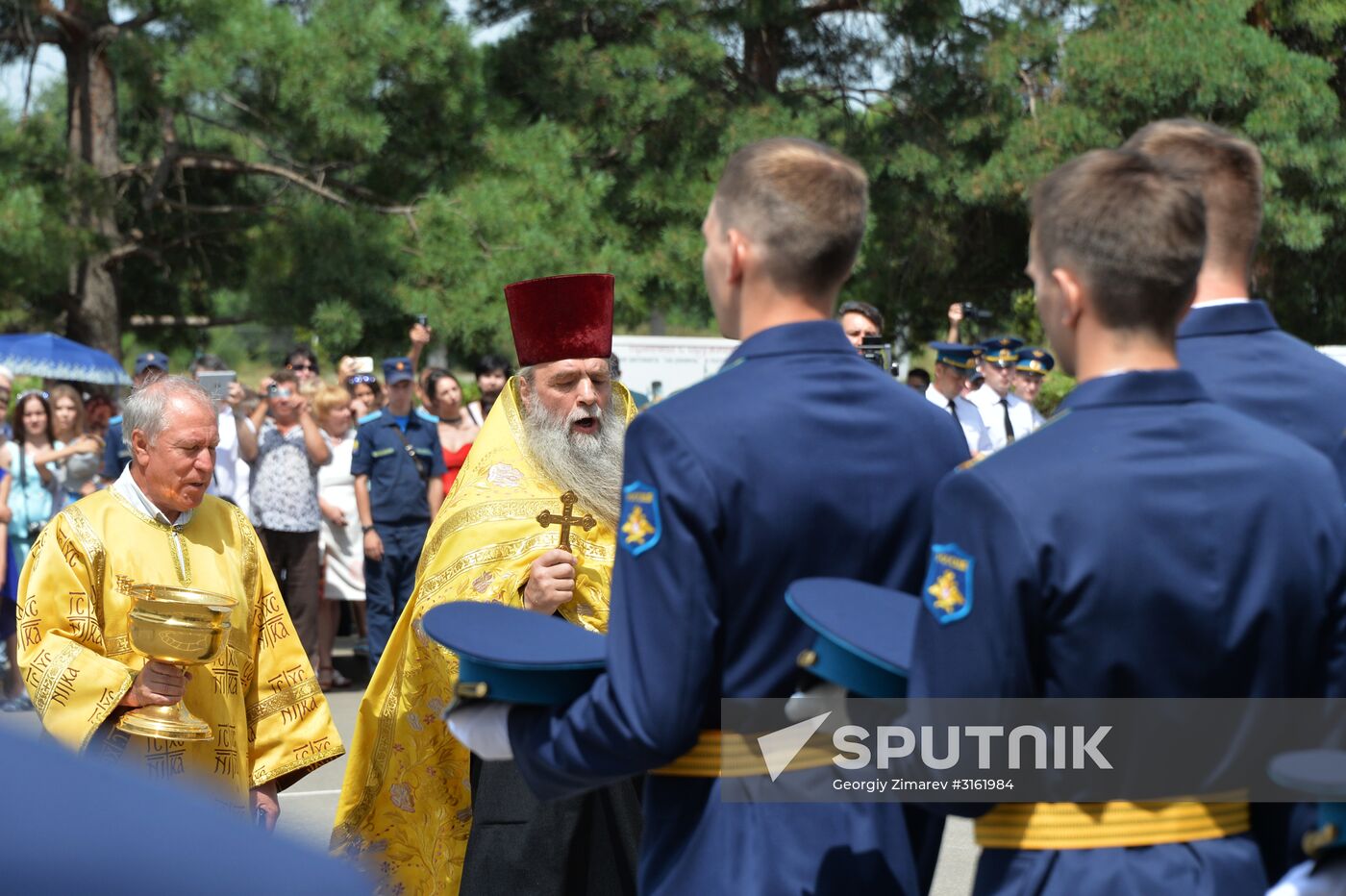 Air Force Academy graduation ceremony in Krasnodar