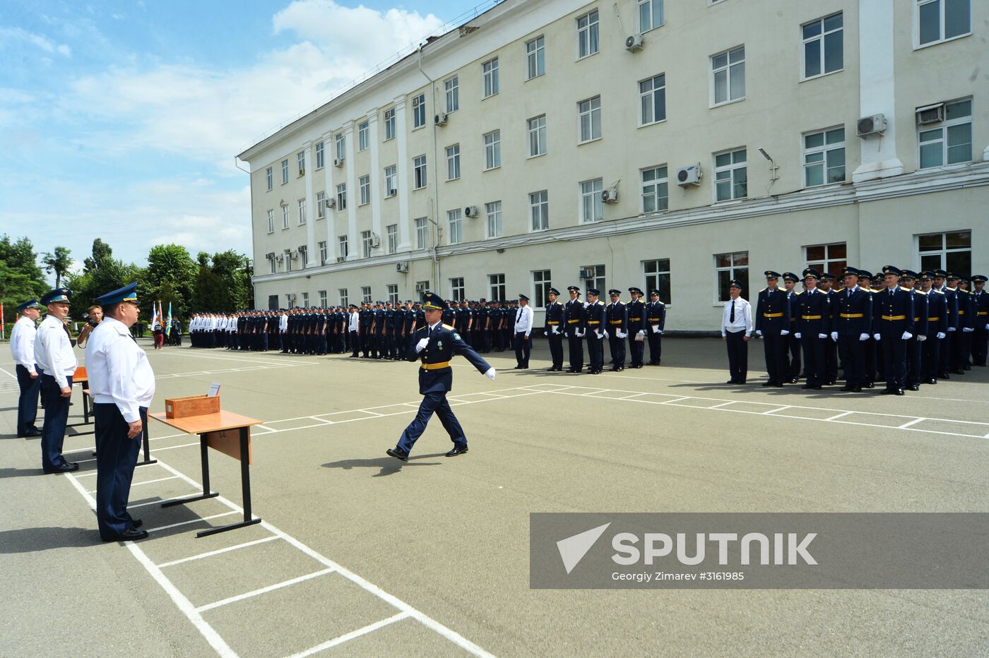 Air Force Academy graduation ceremony in Krasnodar