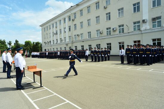 Air Force Academy graduation ceremony in Krasnodar