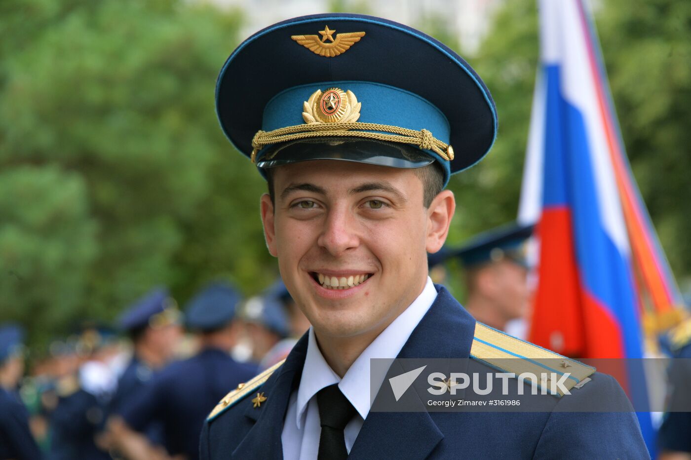 Air Force Academy graduation ceremony in Krasnodar