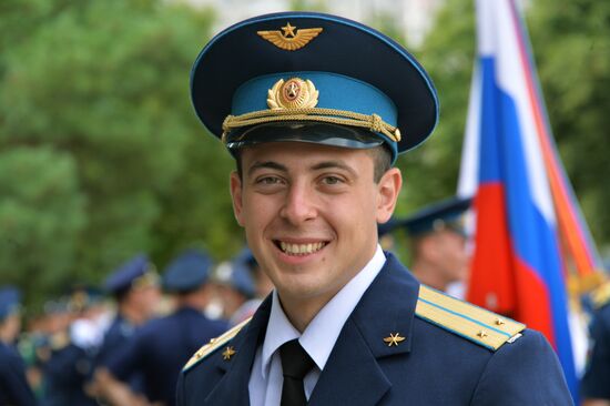 Air Force Academy graduation ceremony in Krasnodar