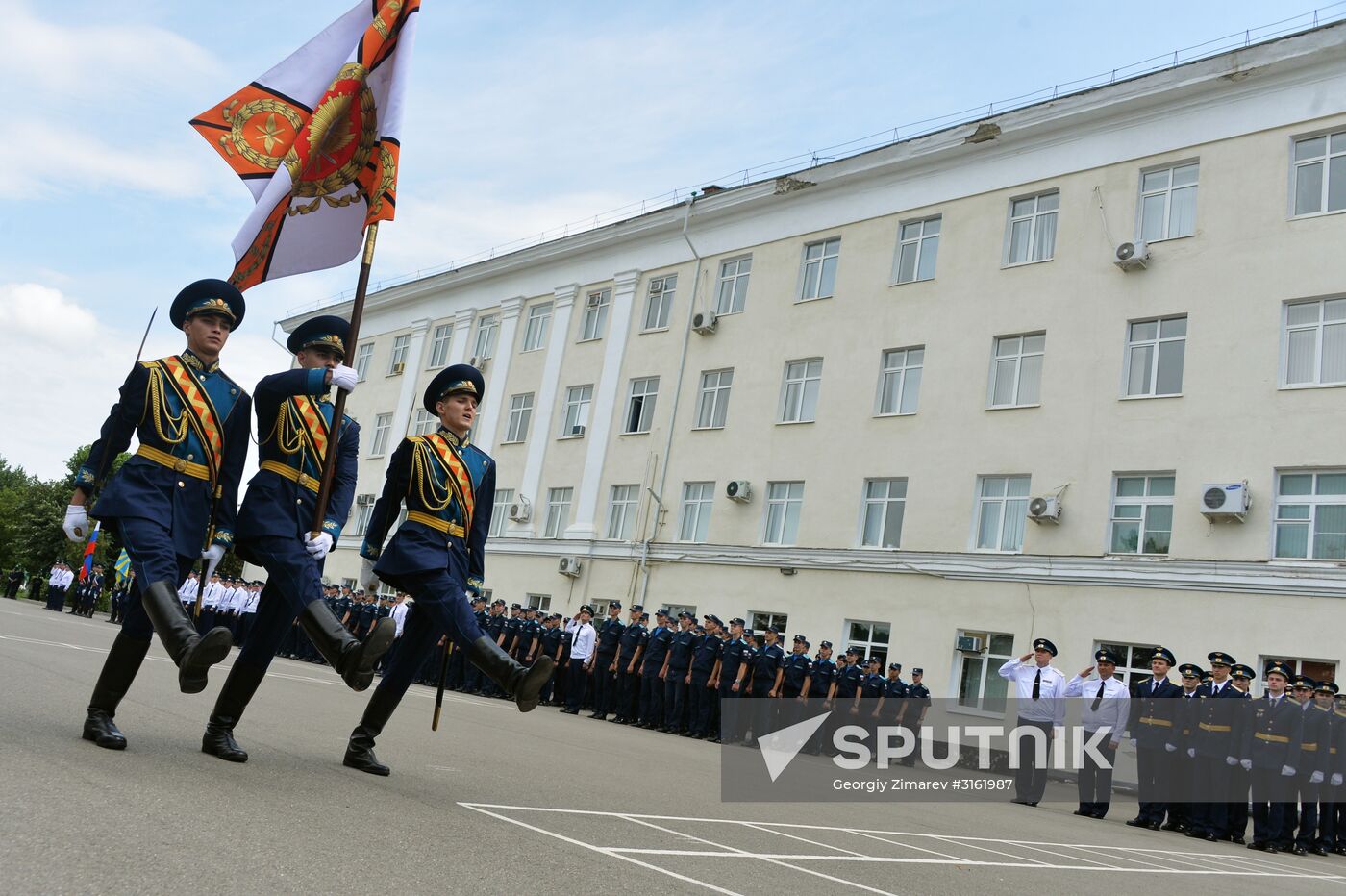 Air Force Academy graduation ceremony in Krasnodar