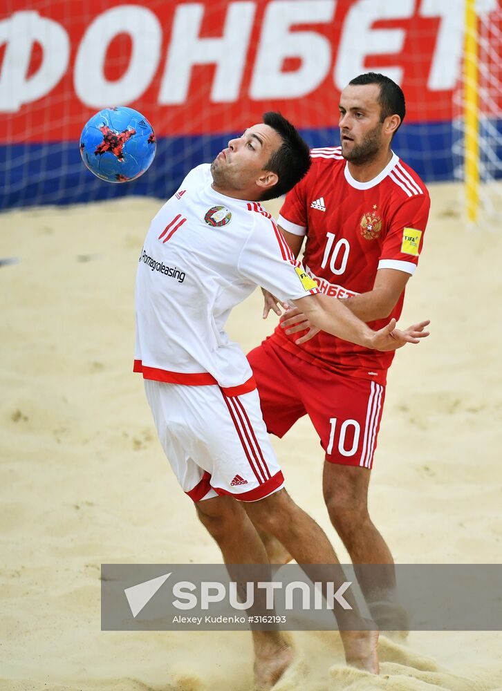 2017 Euro Beach Soccer League. Russia vs. Belarus