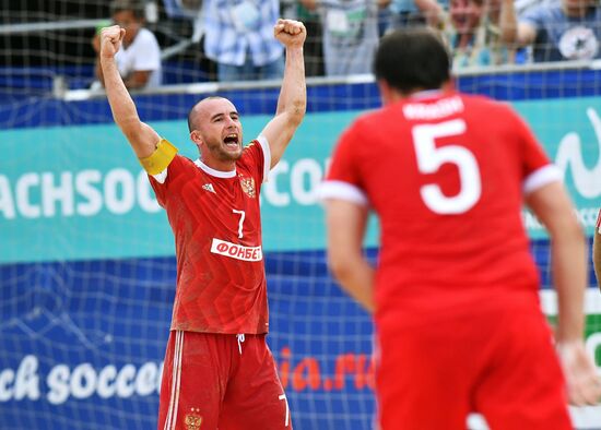 2017 Euro Beach Soccer League. Russia vs. Belarus