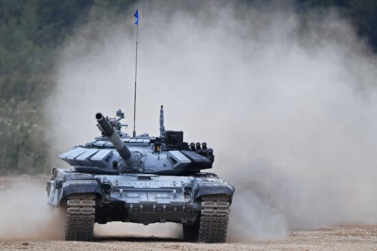 Tank Biathlon Stage 1: Individual race. Day One