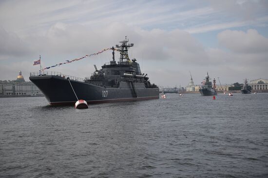 Navy Day celebrations in St. Petersburg