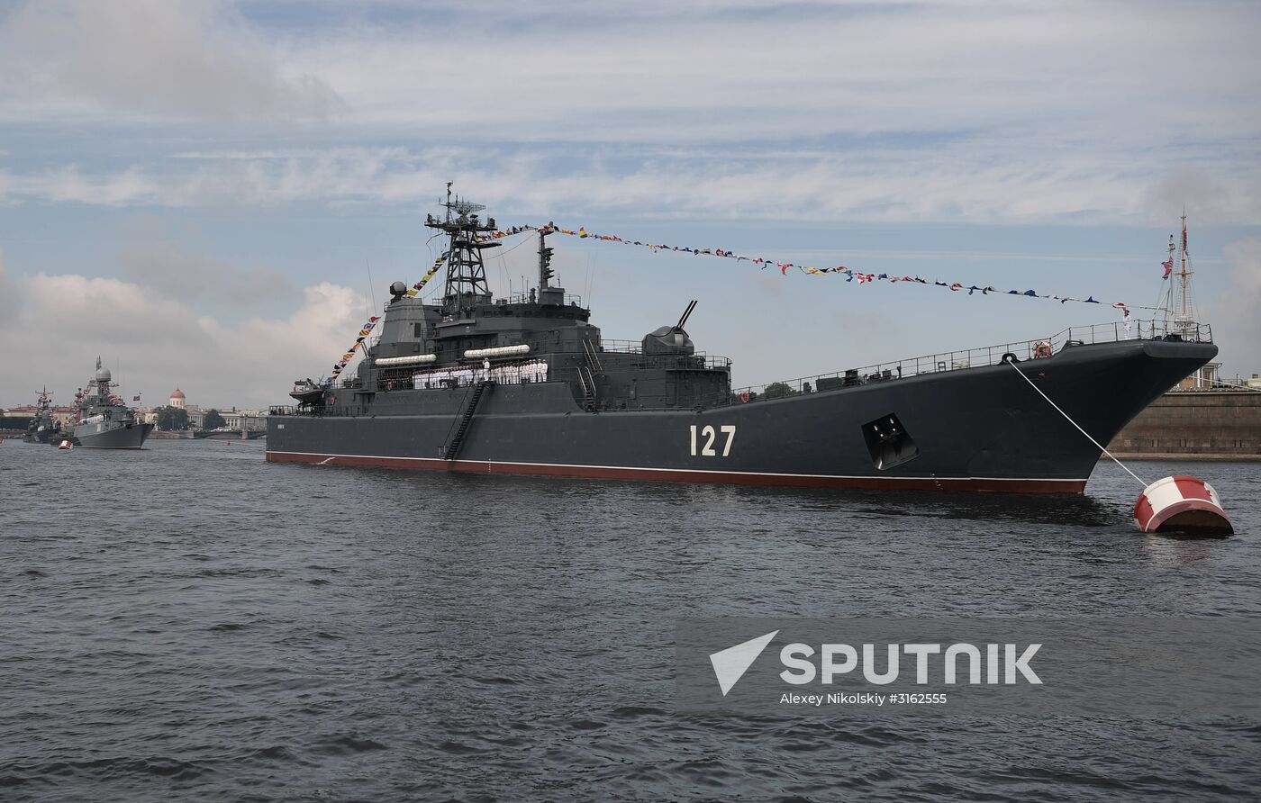 Navy Day celebrations in St. Petersburg