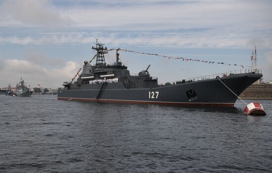 Navy Day celebrations in St. Petersburg