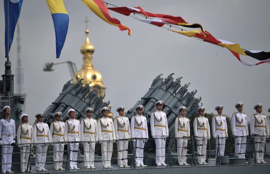 Navy Day celebrations in St. Petersburg