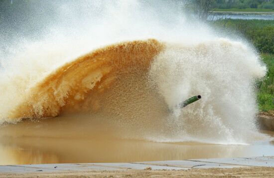 Tank Biathlon Stage 1: Individual race. Day One