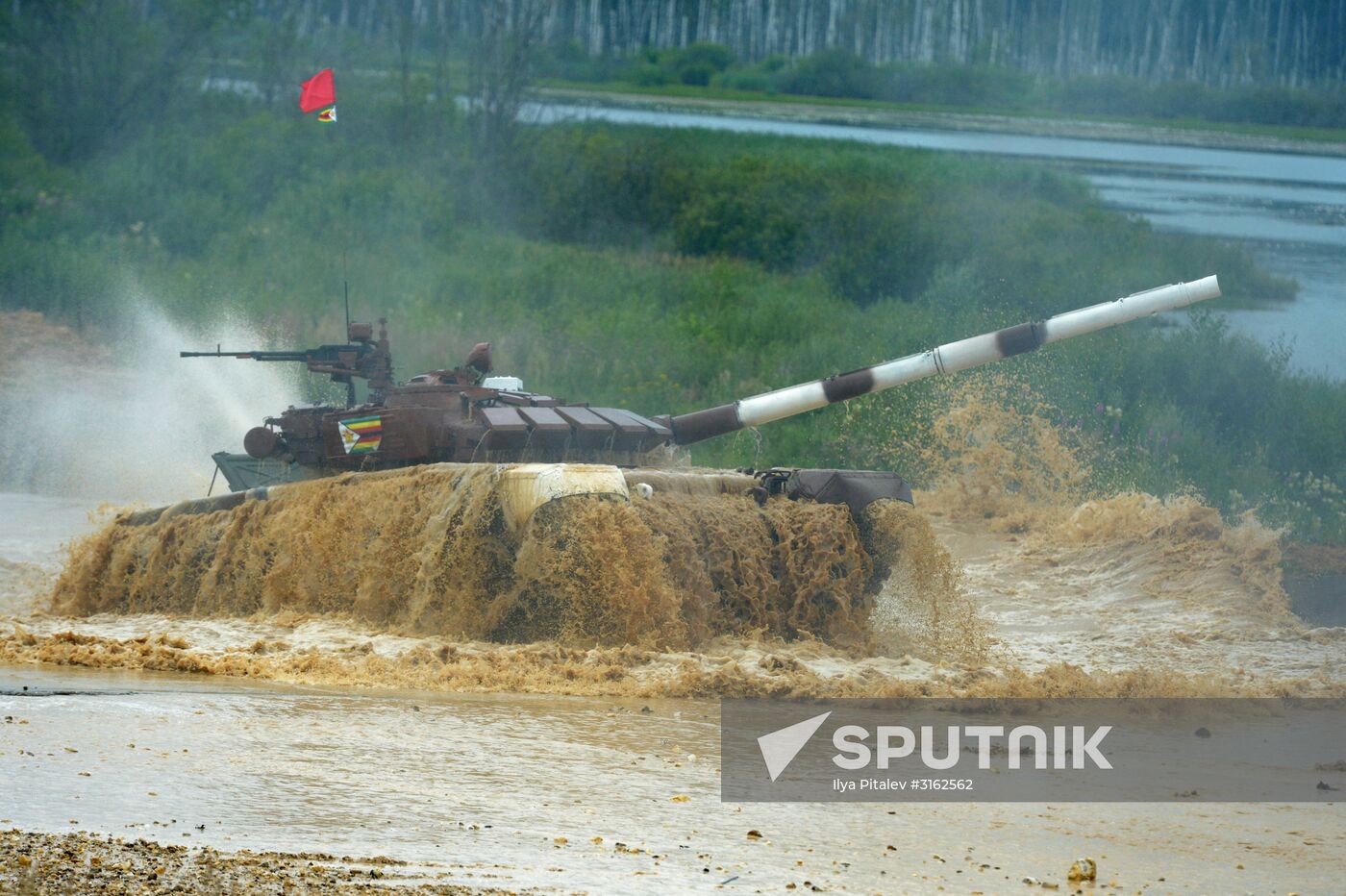Tank Biathlon Stage 1: Individual race. Day One