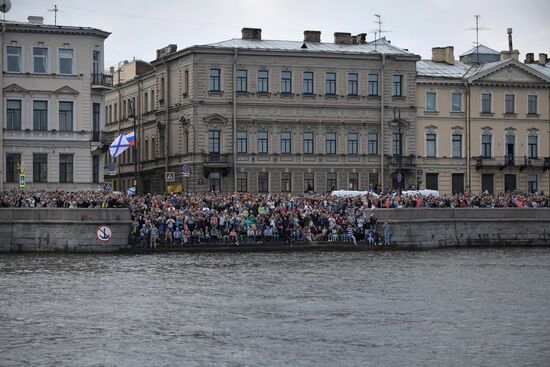 Navy Day celebrations in St. Petersburg