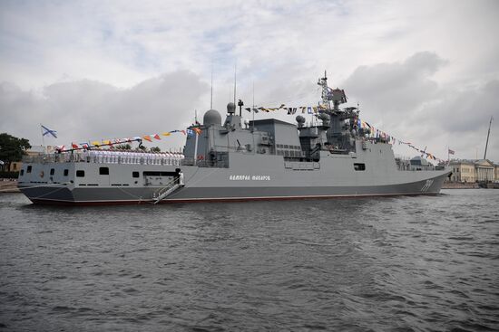 Navy Day celebrations in St. Petersburg