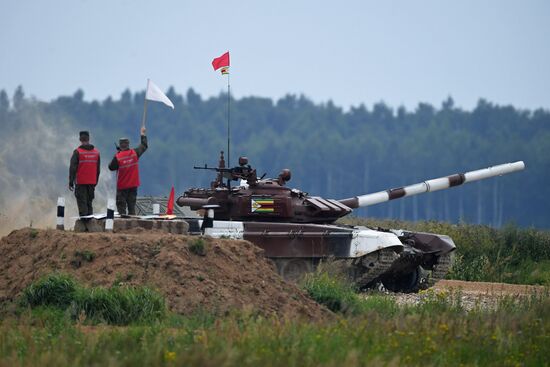 Tank Biathlon Stage 1: Individual race. Day One