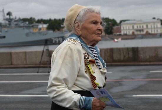Navy Day celebrations in St. Petersburg