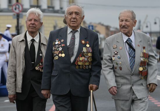 Navy Day celebrations in St. Petersburg