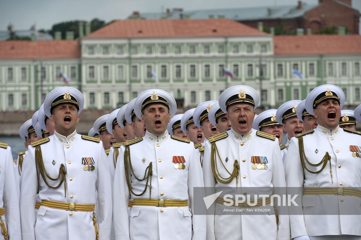 Navy Day celebrations in St. Petersburg