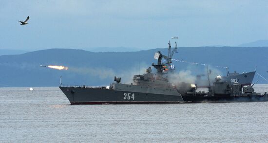 Navy Day celebrations in Russian cities
