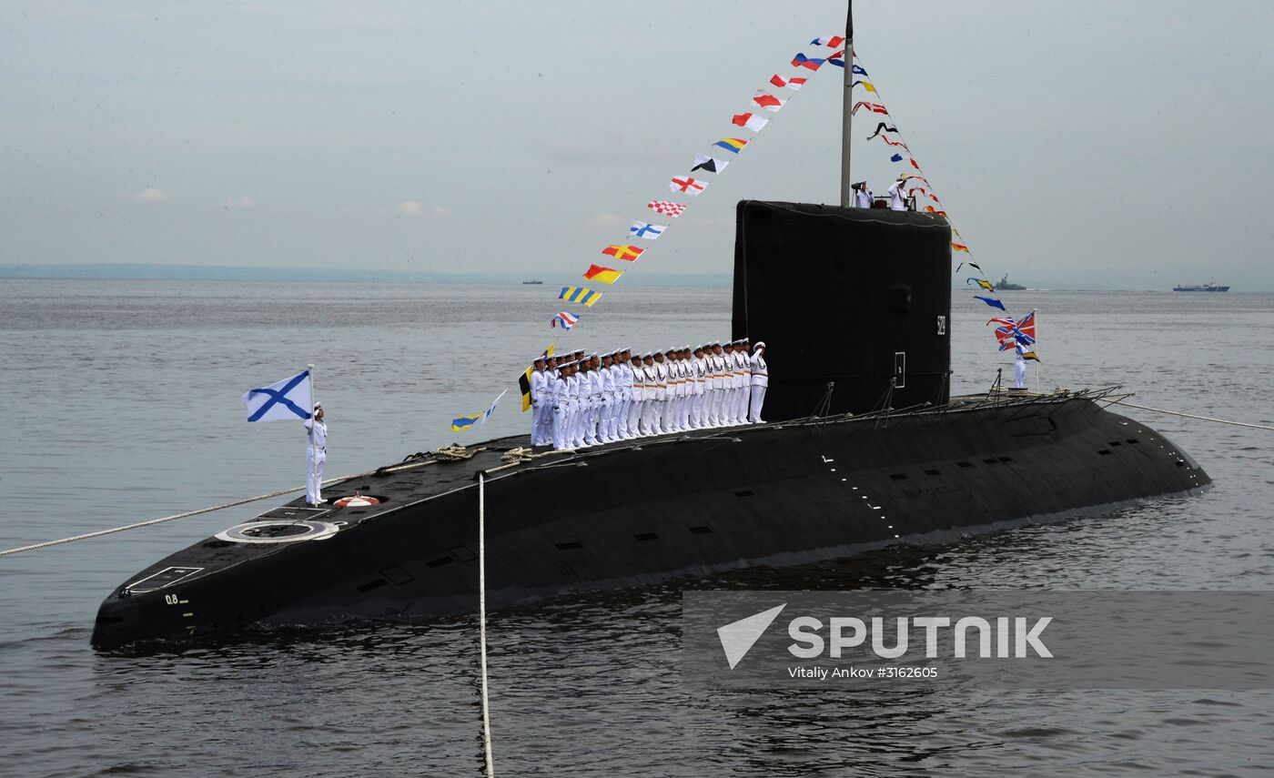 Navy Day celebrations in Russian cities