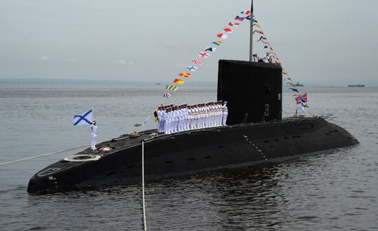 Navy Day celebrations in Russian cities