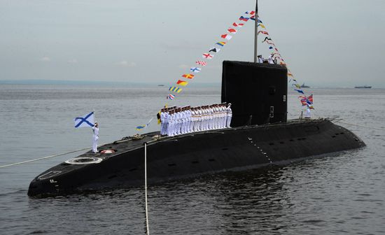 Navy Day celebrations in Russian cities