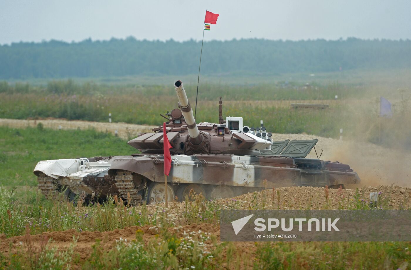 Tank Biathlon Stage 1: Individual race. Day One